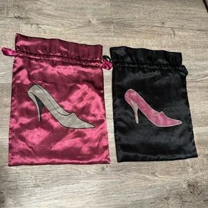 Satin shoe drawstring bags - 2
